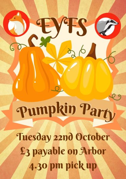 EYFS Pumpkin Party